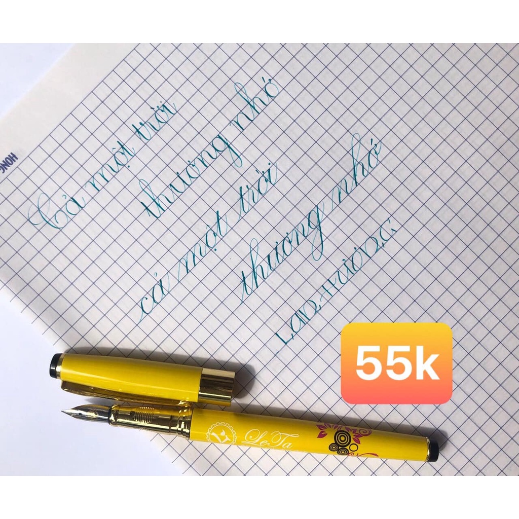 Bút Leta 005 ngòi hoa vàng siêu bền