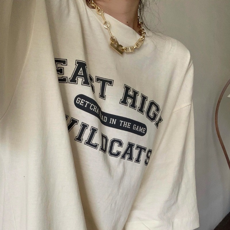 Áo thun nữ form rộng tay ngắn Emilyshop