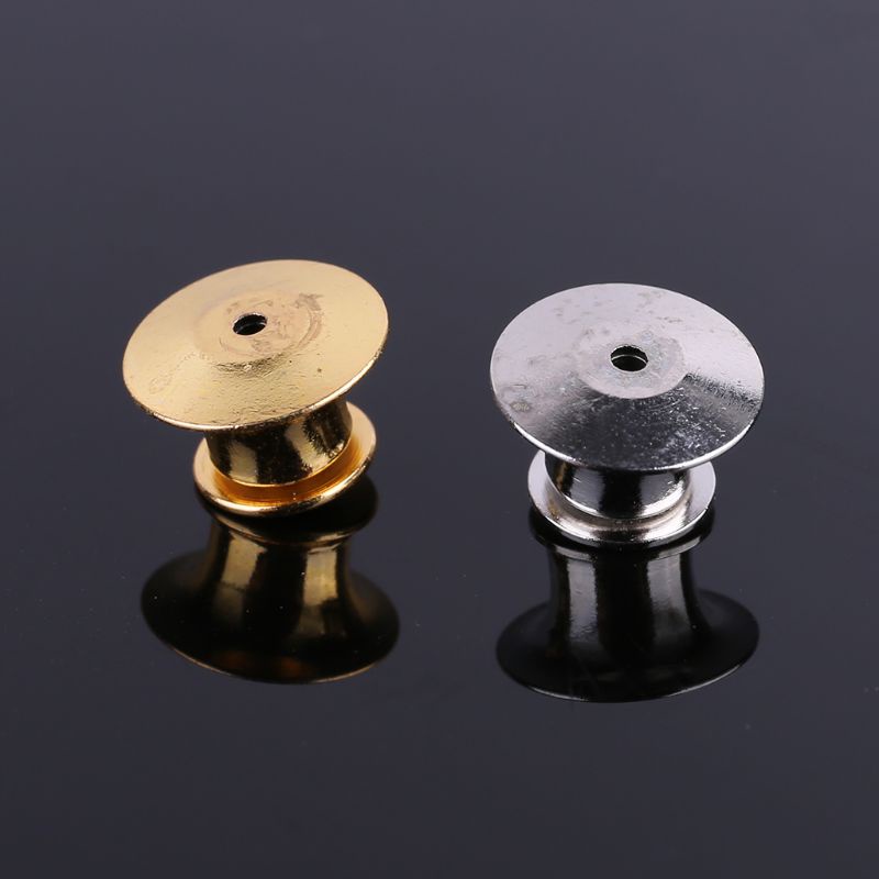 Set 20 Phụ Kiện Cài Áo / Thẻ / Mũ Bảo Hiểm Đầu Phẳng An Toàn DIY