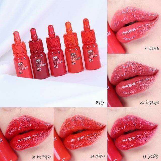 Son Tint Siêu Lì, Có Dưỡng Cho Đôi Môi Mịn Mượt Peripera Ink Tint Serum 4g