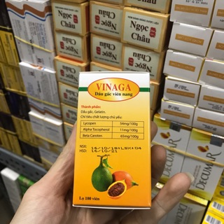 Dầu gấc vinaga-dha sáng mắt đẹp da