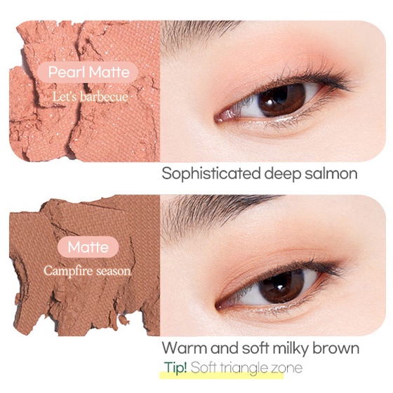 Bảng phấn mắt 10 ô màu sắc cực nhẹ  Etude Play Color Eyes Good Morning Camping 6g giúp đôi mắt tỏa sáng đẹp dịu dàng mà ko chói lóa