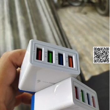 Bộ Sạc Nhanh 4 Cổng USB 1124