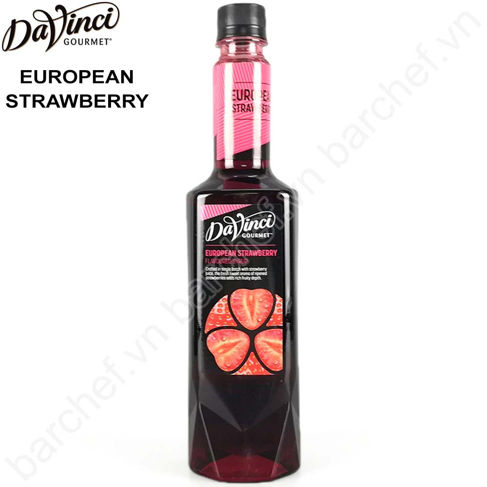 Siro Dâu tây Davinci Gourmet (European Strawberry syrup) - chai 750ml