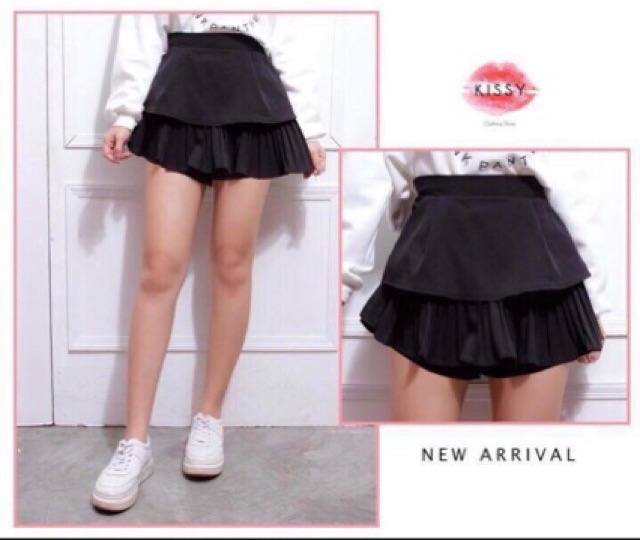 CHÂN VÁY 2 TẦNG DẬP LY