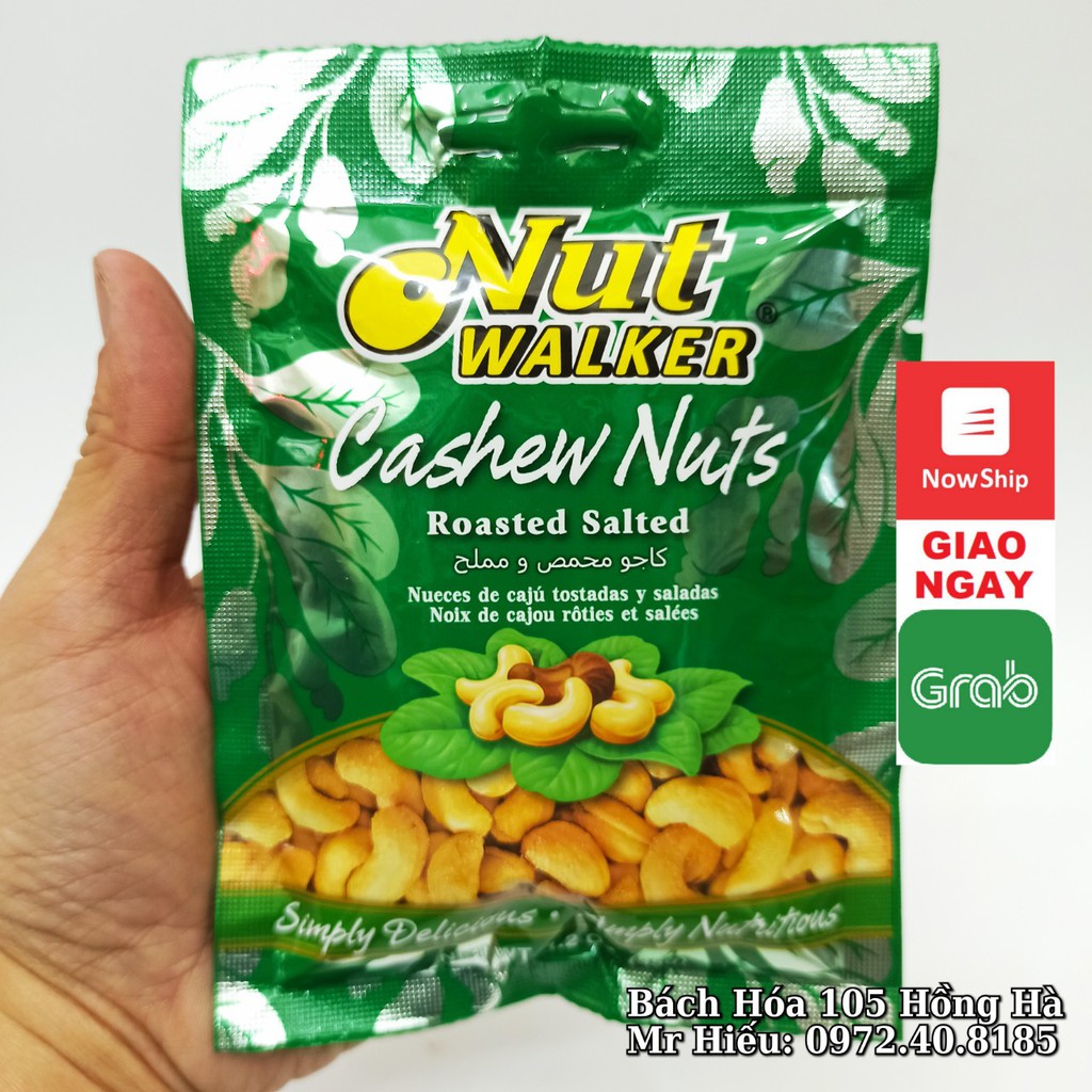 [T9/2021] Hạt điều rang muối Nut Walker 35g