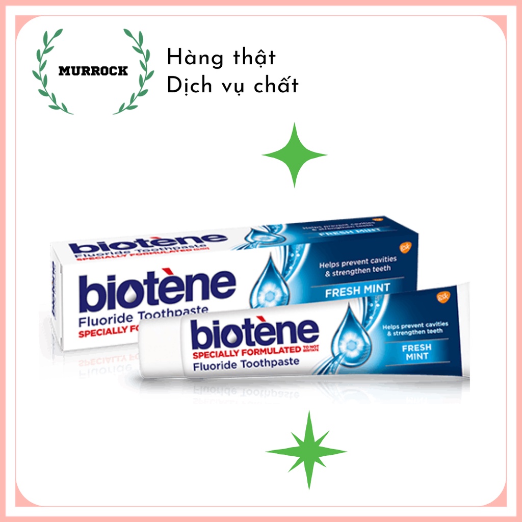Kem đánh răng khô miệng Biotene Dry Mouth Toothpaste Fresh Mint 100ml UK