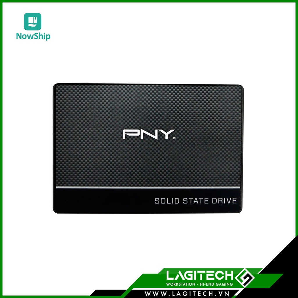 Ổ Cứng SSD SSD PNY CS900 120GB 2.5in / Read 515MB/s - Write 490MB/s