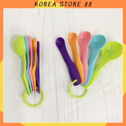 Bộ thìa đong nhà bếp set 5 cái 2460 korea store88