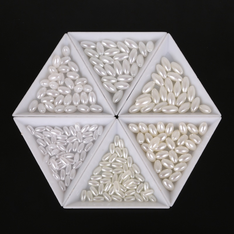 Túi Hạt Ngọc Trai Giả Hình Oval Phụ Kiện Làm Trang Sức Thủ Công