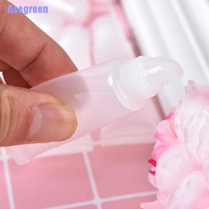 Set 10 Ống Rỗng Trong Suốt Đựng Son Môi Tiện Dụng