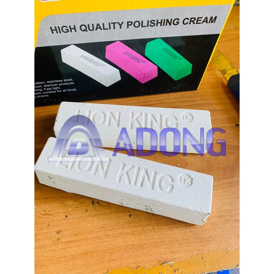 Sáp   MÀU TRẮNG đánh bóng inox/kim loại LION KING