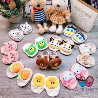 TẤT VỚ 3D HÌNH THÚ CHỐNG TRƯỢT CHO BÉ YÊU ( 0-2T)