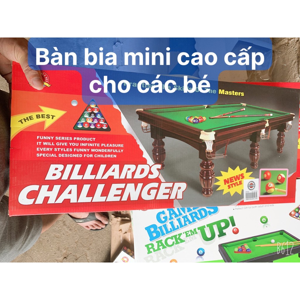 Bàn bi a mini ♥️1 ĐỔI 1♥️, Bàn Bida mini giá rẻ cho trẻ em và người lớn, đồ chơi trẻ em (Shop luôn tuyển sỉ)