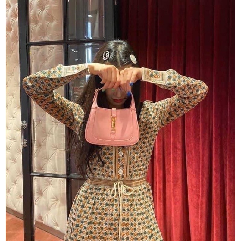 [Mã SKAMLTSM9 giảm 10% đơn 99K] Túi kẹp nách Da mềm Jackie 1961 hot fullbox nguyên Seal