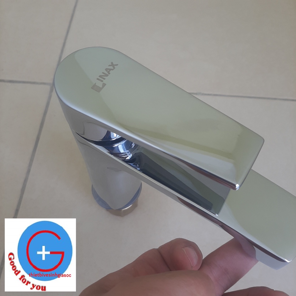 Vòi rửa mặt Linax | vòi lavabo nóng lạnh inax cao cấp - hàng QUẢNG ĐÔNG xịn  - tặng đôi dây cấp inox