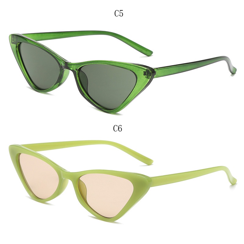 Kính Mát Gọng Mắt Mèo Phong Cách Âu Mỹ Thời Trang Cho Nữ