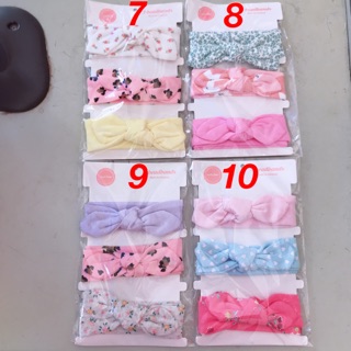 Set 3 băng đô/turban cho bé gái