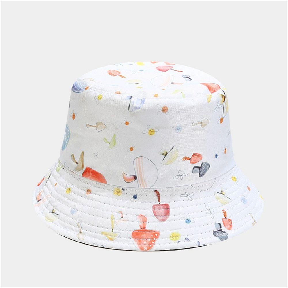 Nón Bucket Họa Tiết Hoạt Hình Thời Trang Đi Biển Mùa Hè
