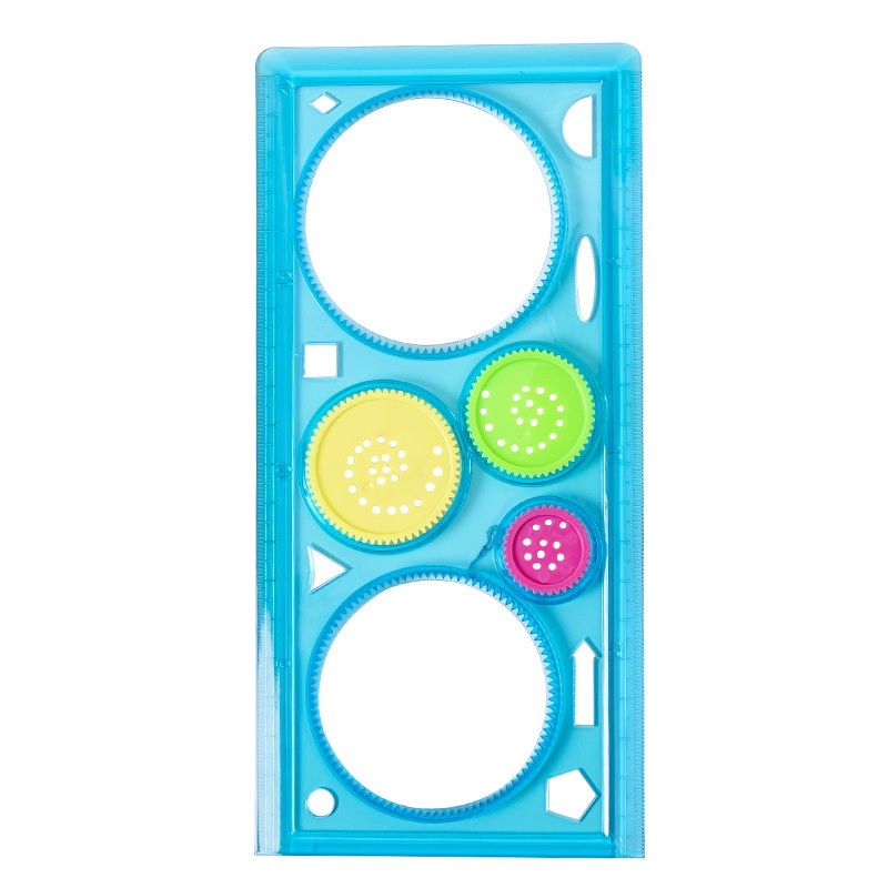 Thước Vẽ Họa Tiết Kính Vạn Hoa Sáng Tạo Cho Bé