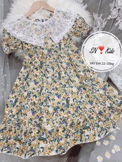 Váy hoa cổ ren đại cồ (20-35kg)