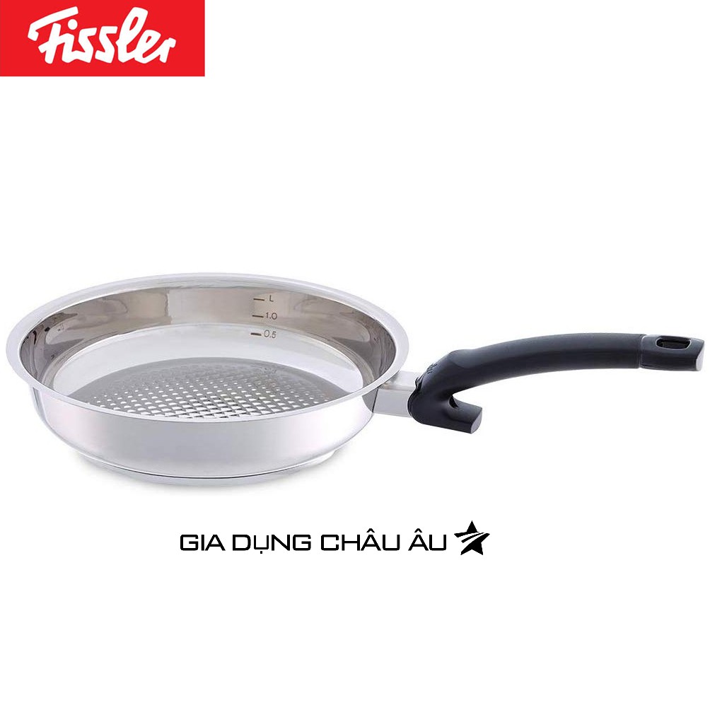 Chảo inox cao cấp Fissler Steelux Comfort - Crispy - 24cm - Hàng chính hãng 100%