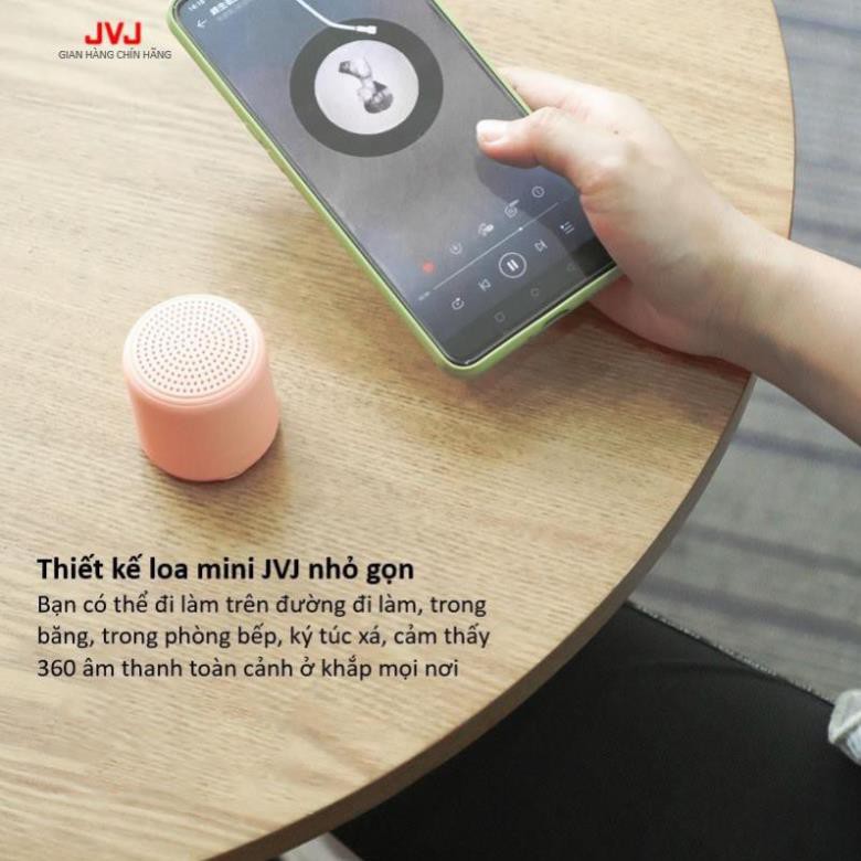 Loa Bluetooth JVJ Mini 3D âm bass ấm, nghe nhạc cực lâu - Loa Mini BLT Chính Hãng