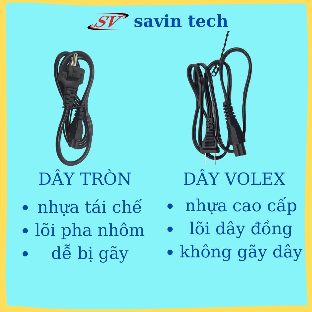 Dây nguồn 3 chấu volex chuyên dùng cho laptop
