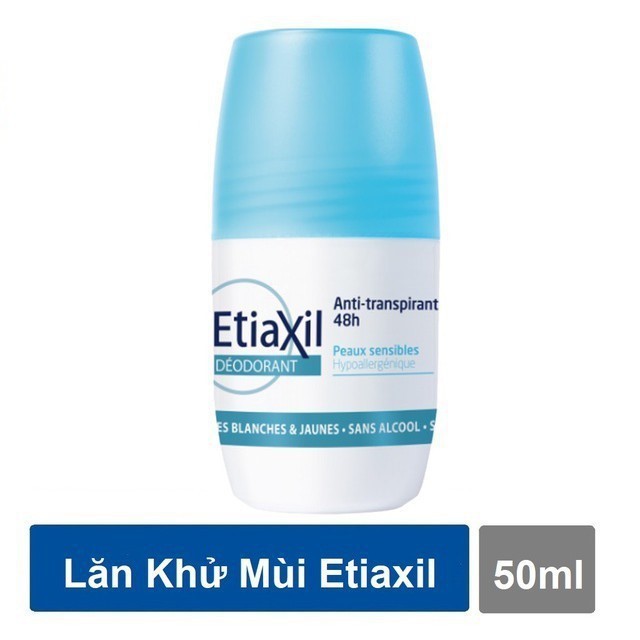 Lăn Khử Mùi Etiaxil Hàng Ngày Dạng Gel 50ml - Etiaxil Déodorant Anti Transpirant 48h - Skinfa.