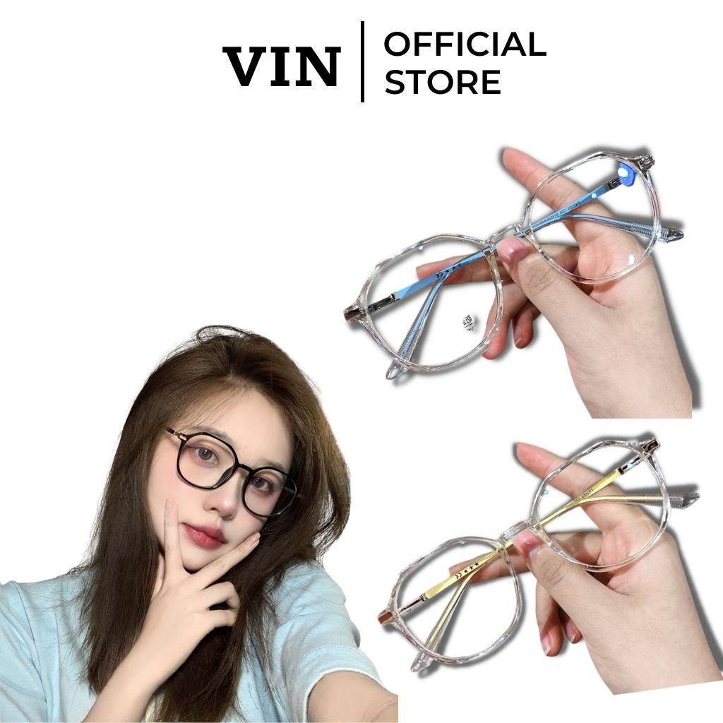 Gọng kính nữ đa giác sang chảnh phong cách hàn quốc Vinstore