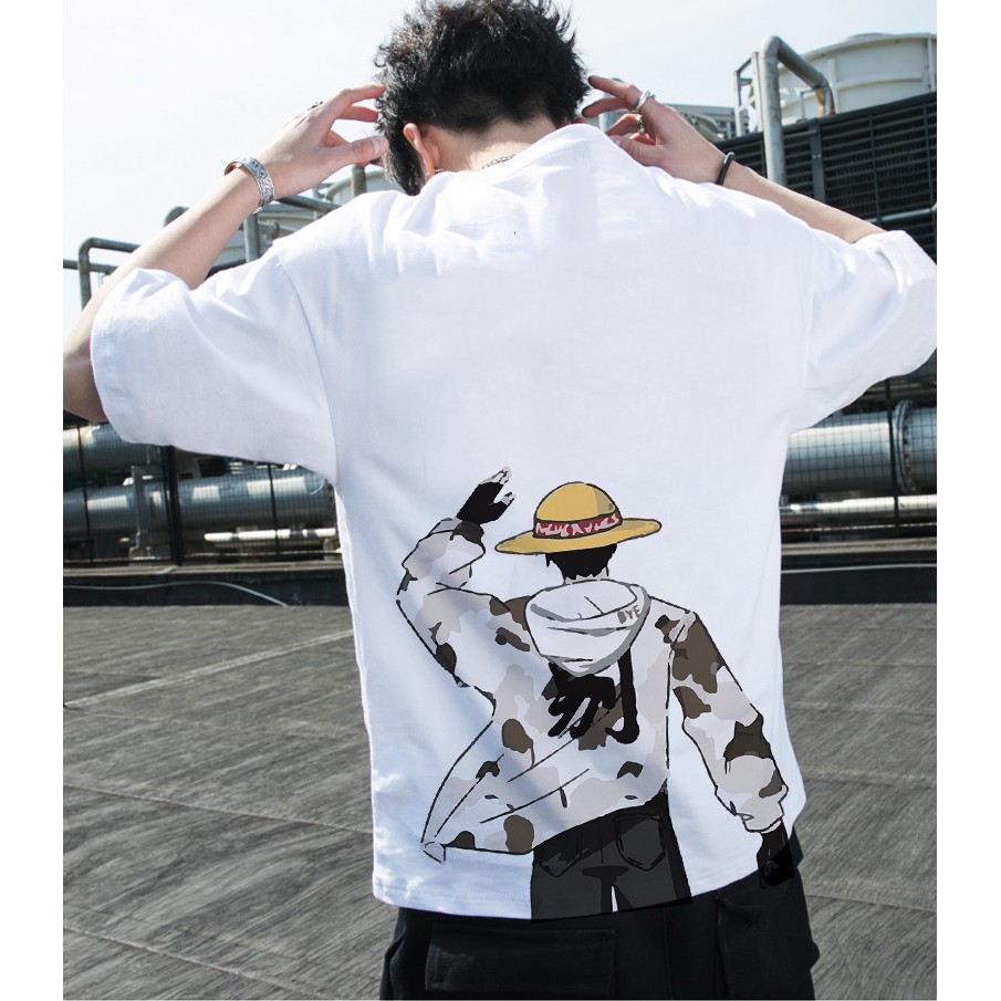 ÁO THUN TAY LỠ UNISEX PAINTING LUFFY sales off toàn shop