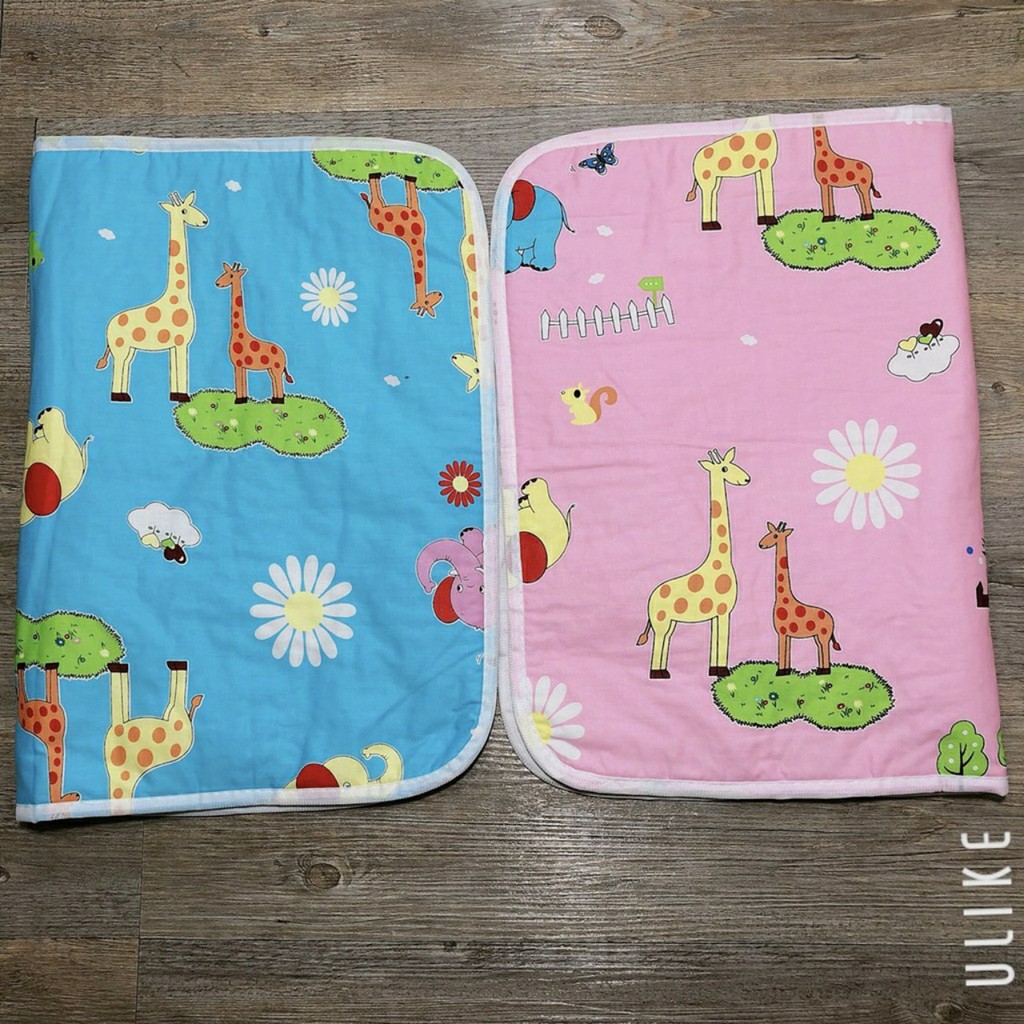 Miếng Lót Chống Thấm Sợi Cotton In Hình Cho Bé 30*40cm