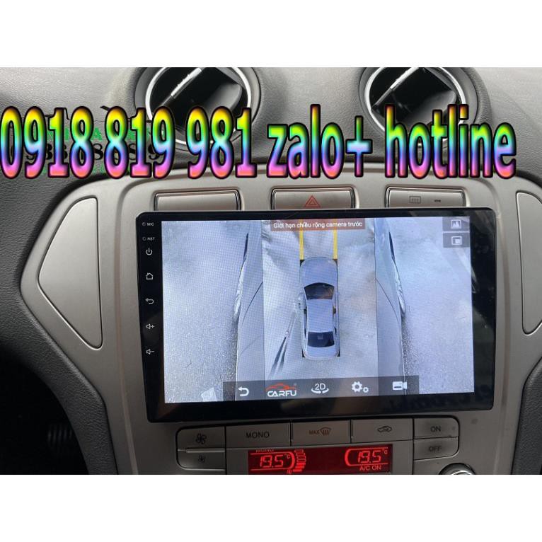[GIẢM 30%] MÀN HÌNH ANDROID CARFU TÍCH HỢP CAMERA 360 RAM 2/32 CHIP 8 NHÂN | BigBuy360 - bigbuy360.vn