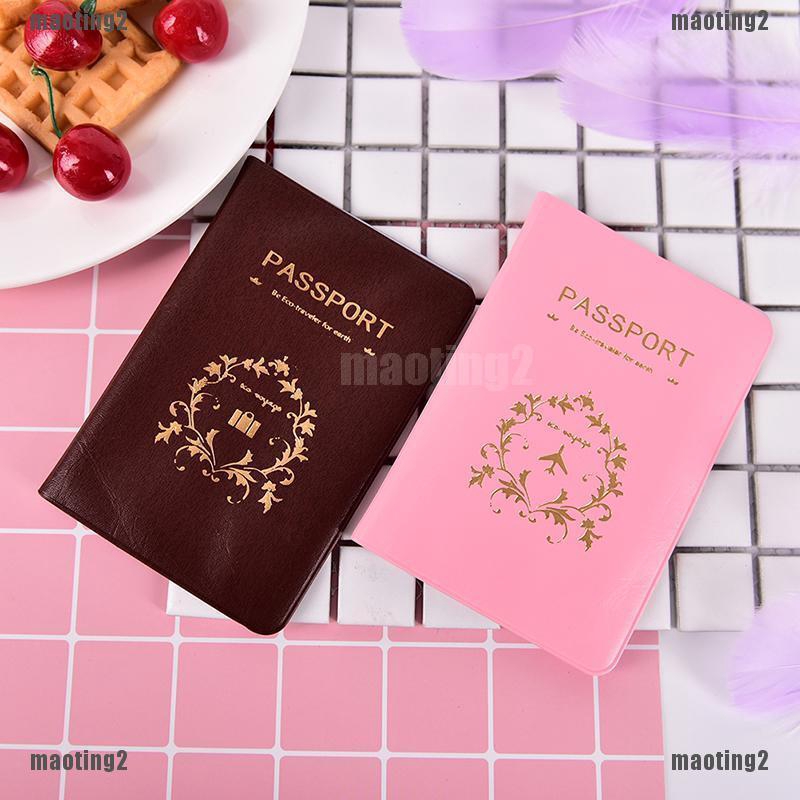 {MT2}❤Vỏ nhựa bảo vệ passport đơn giản