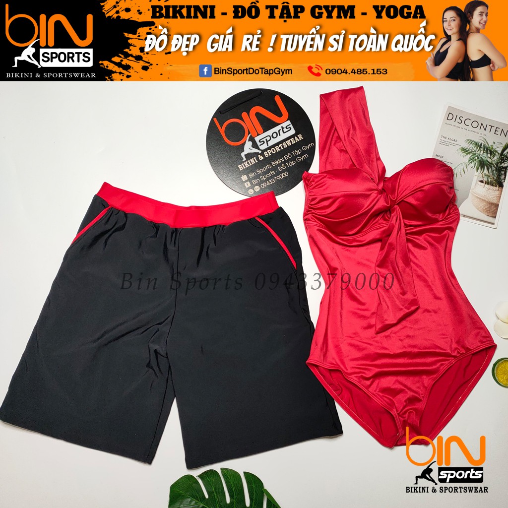 Đồ Bơi Cặp Nam Nữ Mặc Đi Biển Bin Sports CB028
