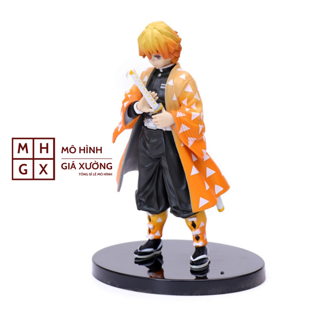 Mô hình Kimetsu No Yaiba figure Demon Slayer Agatsuma Zenitsu cao 16 cm - figure thanh gươm diệt quỷ