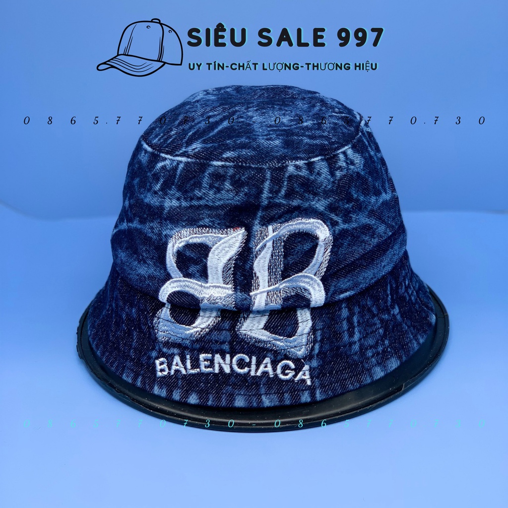MŨ BUCKET JEAN CỤP LOGO BAA - LENN MẪU MỚI HOT THỜI TRANG CAO CẤP HÀN QUỐC