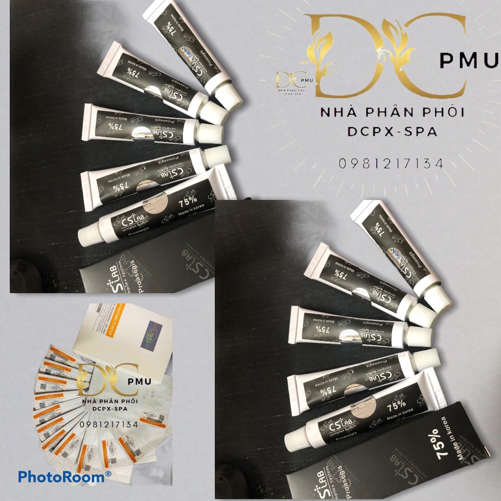 Dưỡng làm dịu phun xăm thẩm Mỹ hàn quốc cslas 75%