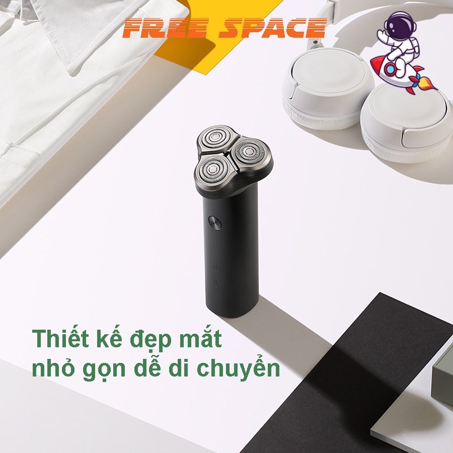 Máy Cạo Râu Chuyên Nghiệp 3 Lưỡi Xiaomi Mijia S300 Kháng Nước Chuẩn IPX7 Hàng Chính Hãng Bảo Hành 12 Tháng