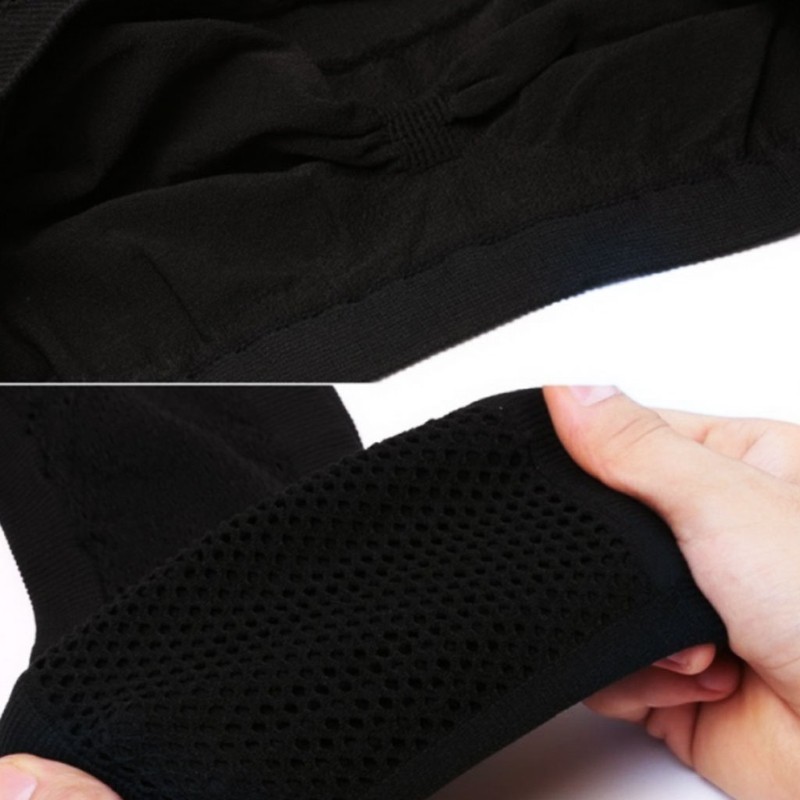 Áo ngực dạng ống co giãn không dây liền mạch màu trơn phối lưới sau gợi cảm cho nữ