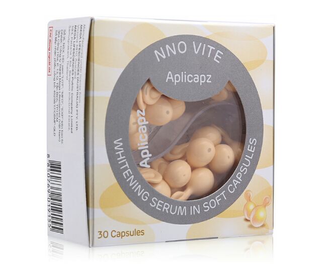 Tinh chất dưỡng da và làm trắng da dạng viên Nno Vite Whitening Serum In Soft Capsule 30 viên