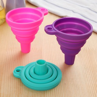 Flexible Kitchen Funnel Folding Candy Funnel Liquid Packing