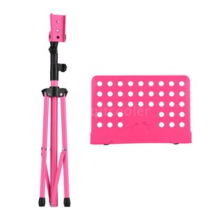SQC Portable Metal Music Stand Detachable Musical Instruments for Piano Violin Guitar Sheet Music Black