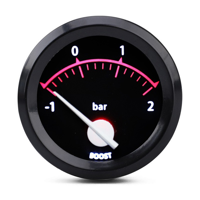 High Quality 2Inch Digital & Pointer LED Car Turbo Boost Meter Bar Pressure Gauge