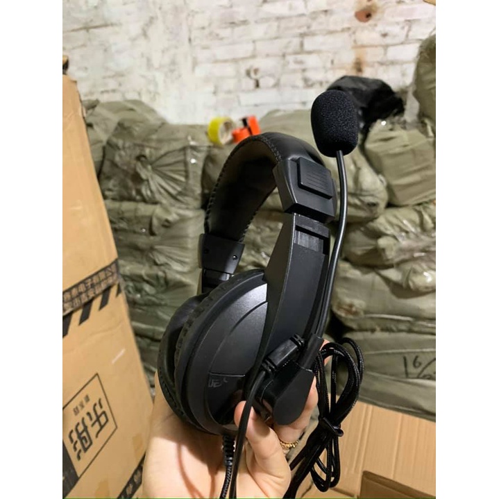 Tai nghe chụp tai chuyên chơi game Arigato A6 A666 jack 3.5mm có micro dây chống đứt cho máy tính laptop BUNOC's