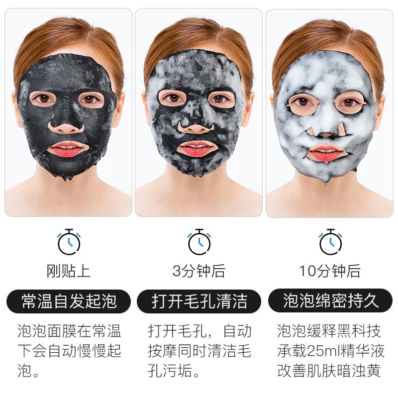 (Lẻ Miếng) Mặt Nạ Sủi Bọt Thải Độc Jomtam Bubble Mask