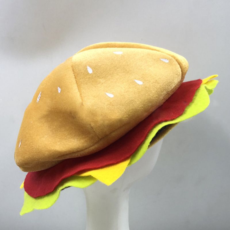 Mũ hóa trang kiểu bánh hamburger cho lễ halloween