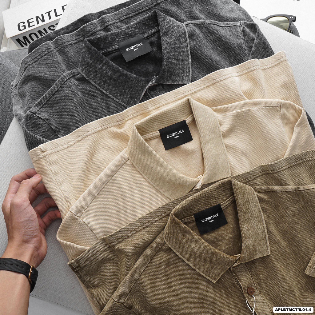 Áo Có Cổ Màu Loang