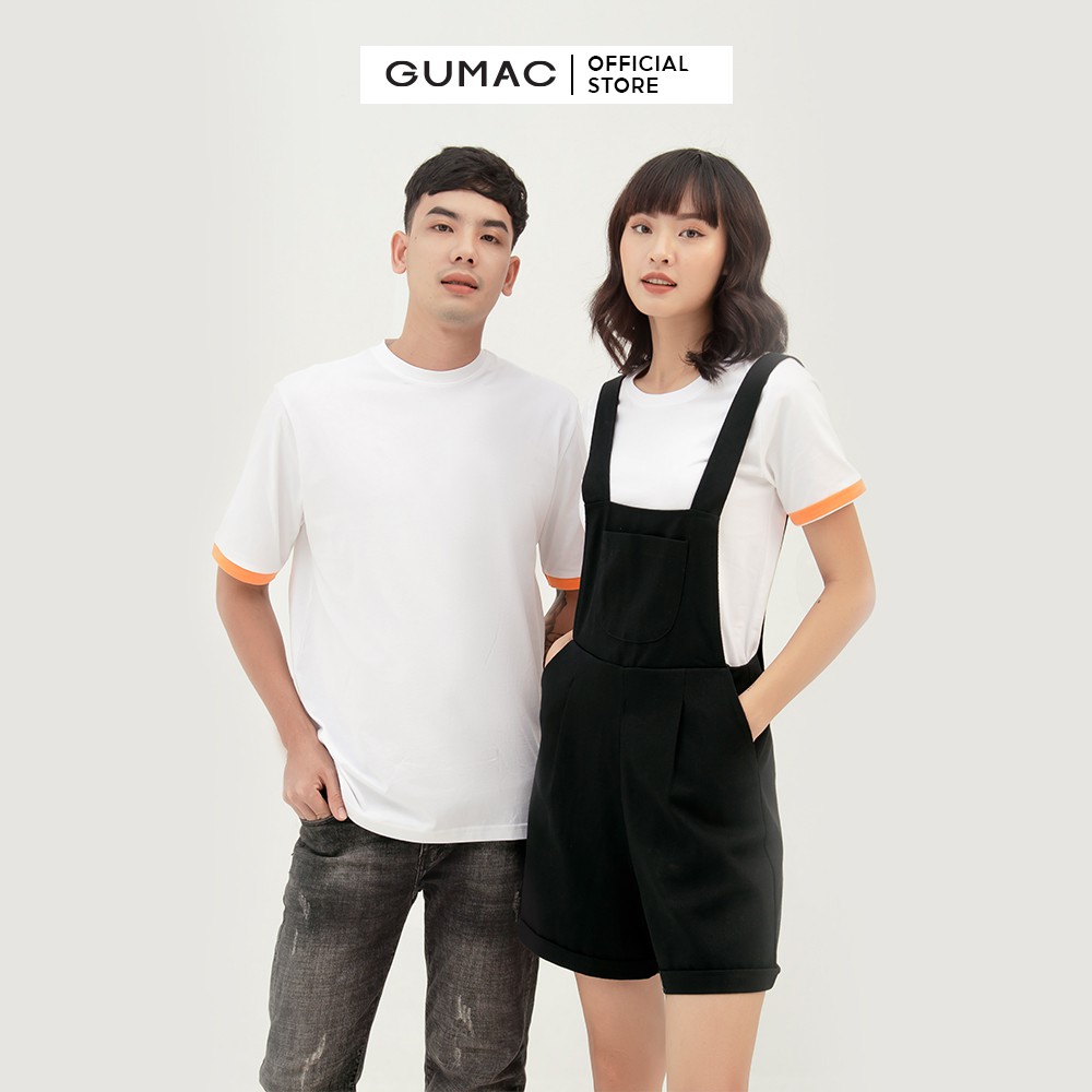 [Mã WABRG208 giảm 10% tối đa 50k đơn từ 250k] Quần short nữ phối yếm GUMAC thiết kế mới cá tính QB377 | BigBuy360 - bigbuy360.vn