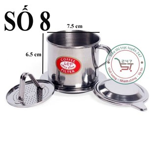 phin cafe inox nhiều size